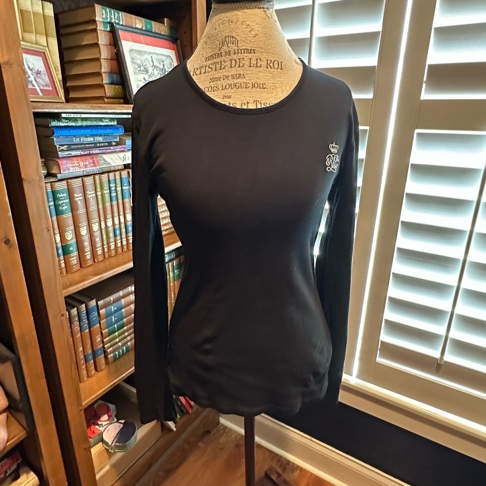 Lauren Ralph Lauren Black Long Sleeve Top